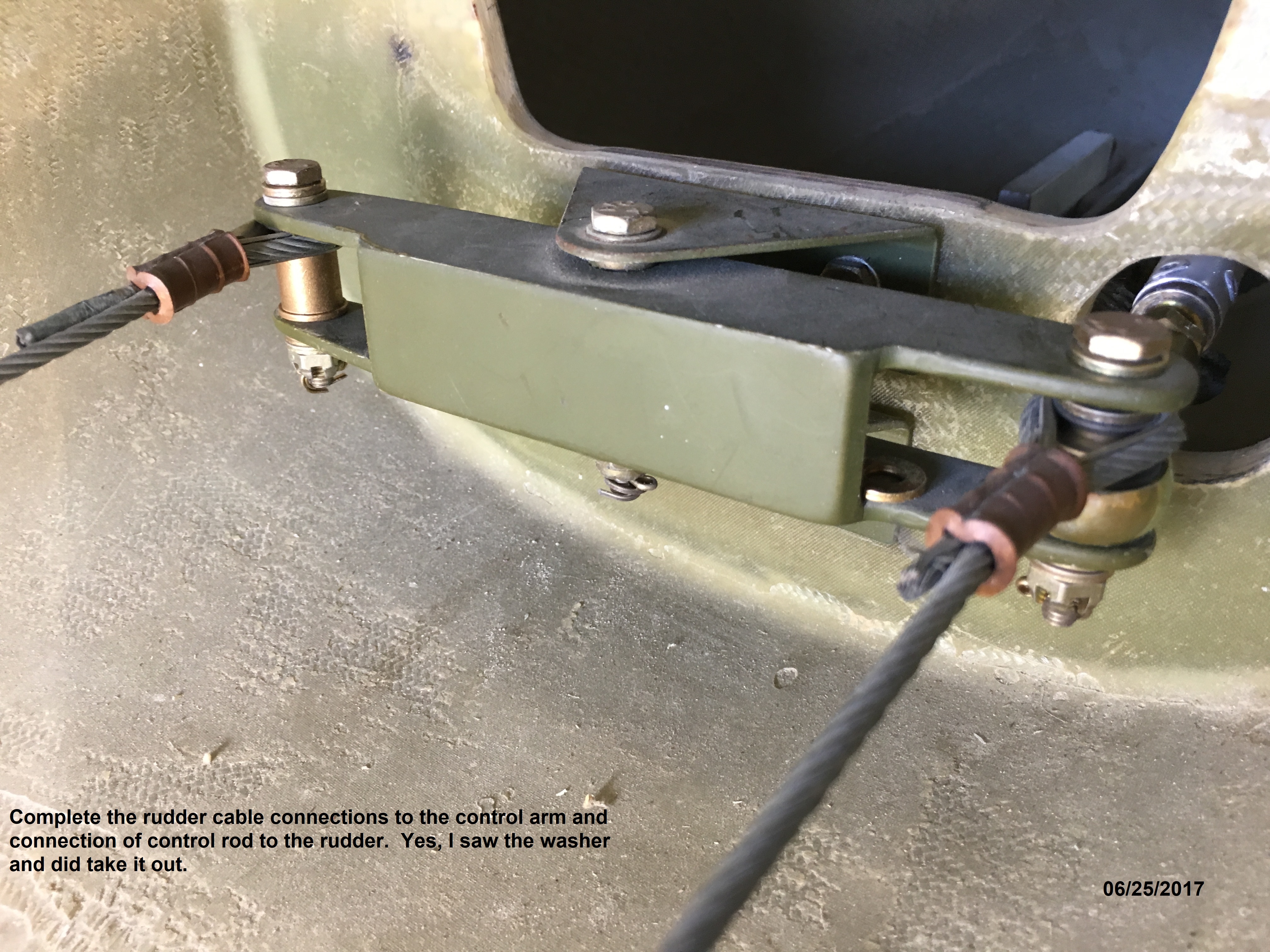Rudder Control Rod